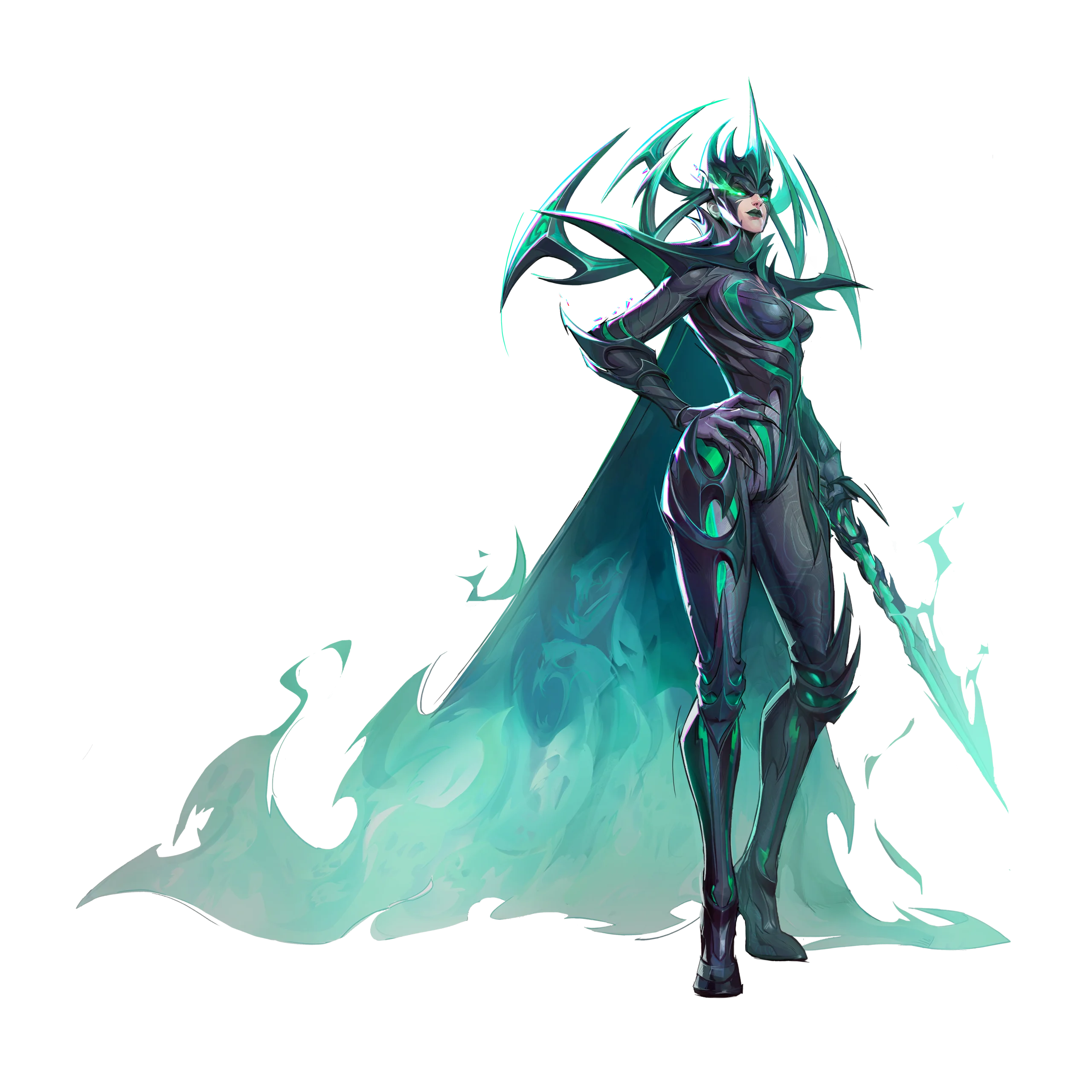 Hela hero portrait art from the Marvel Rivals wiki, Season 9.5 S-tier Duelist