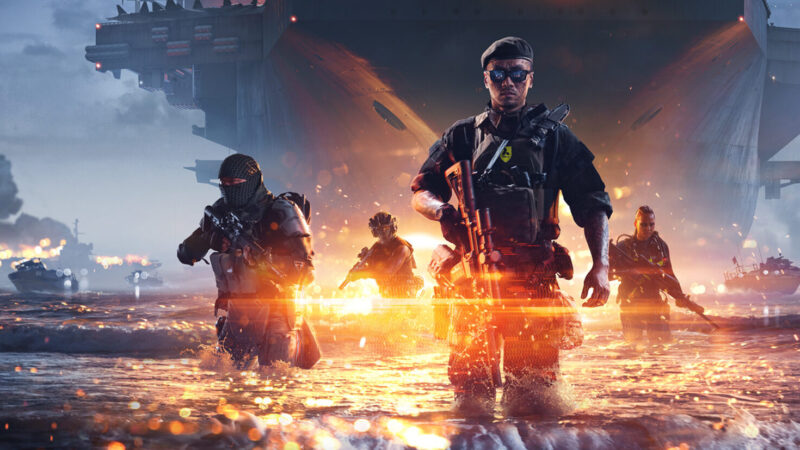 Battlefield 6 key art for the Top Gun Incoming update featuring jets over Wake Island
