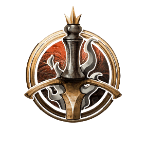 Eldritch Knight Fighter subclass badge icon for the Fighter/Wizard gish multiclass build