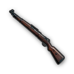 Kar98k bolt-action sniper rifle icon from the PUBG wiki
