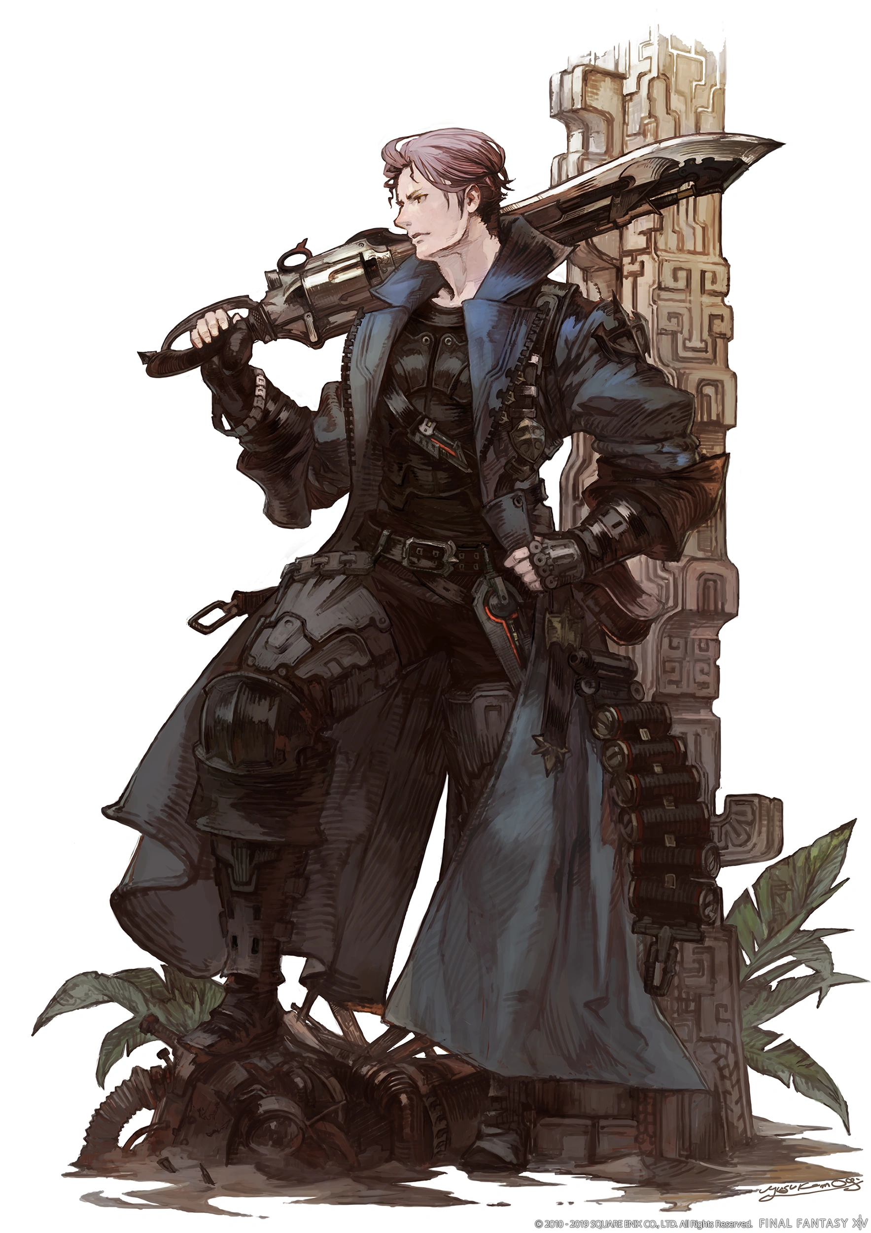 Gunbreaker, the top-parsing tank job in FFXIV Patch 7.55