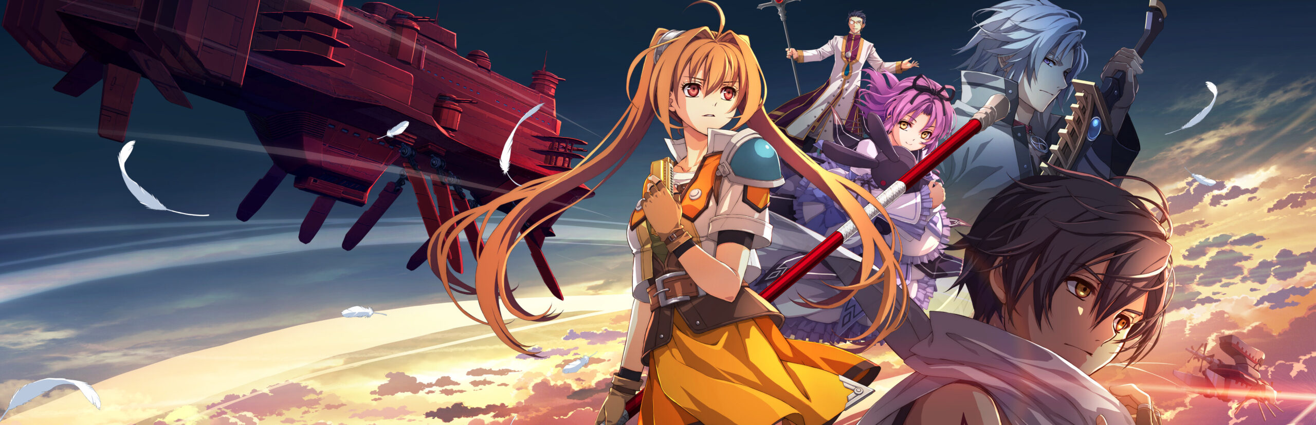 Trails in the Sky 2nd Chapter key art with Estelle Bright