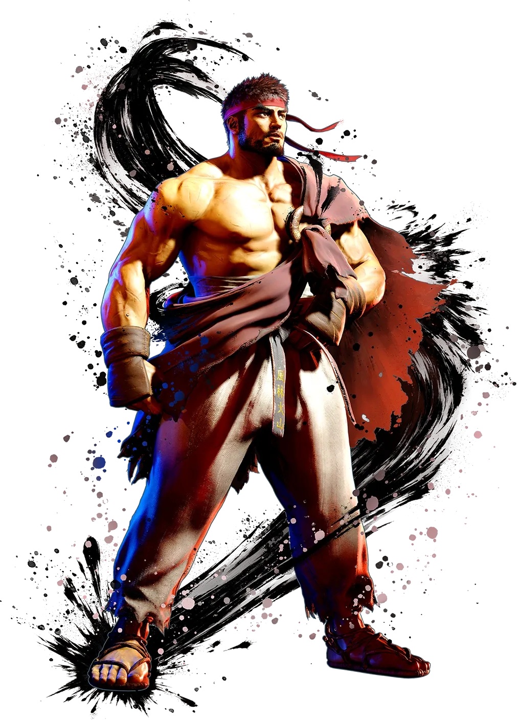 Ryu official character render from Street Fighter 6, an S-tier fundamentals pick