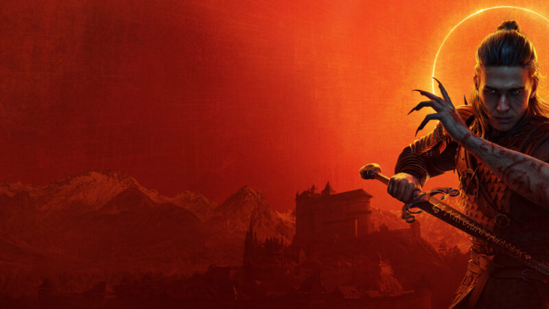 The Blood of Dawnwalker key art showing Koen the Dawnwalker