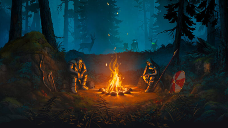 Valheim 1.0 Deep North biome key art