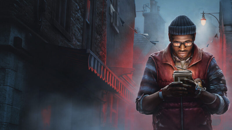 Silent Hill: Townfall key art depicting the foggy town in first-person horror perspective