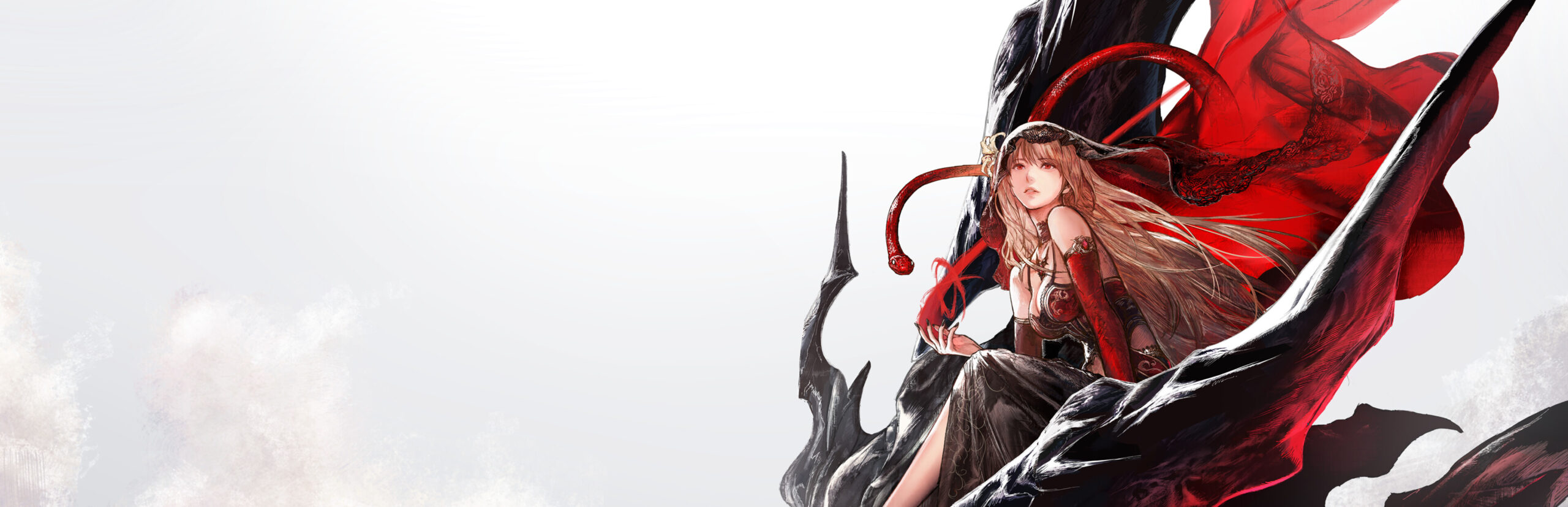 Final Fantasy Resonance HD-2D key art featuring Rain and Lasswell