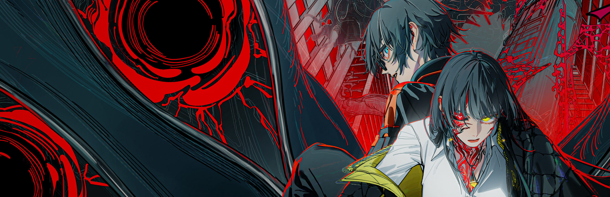 Qliphah in Providence's Shadow key art depicting a mutated, supernatural Tokyo cityscape