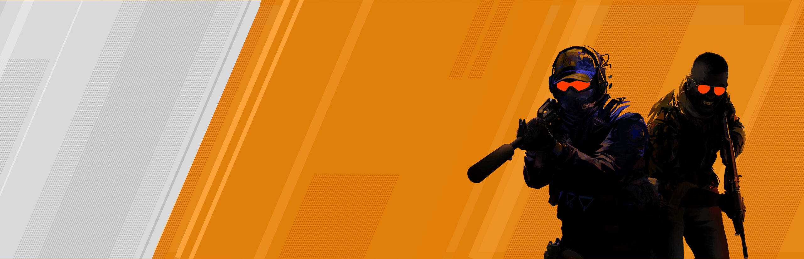 Counter-Strike 2 key art showing armed operatives from the Counter-Terrorist and Terrorist factions