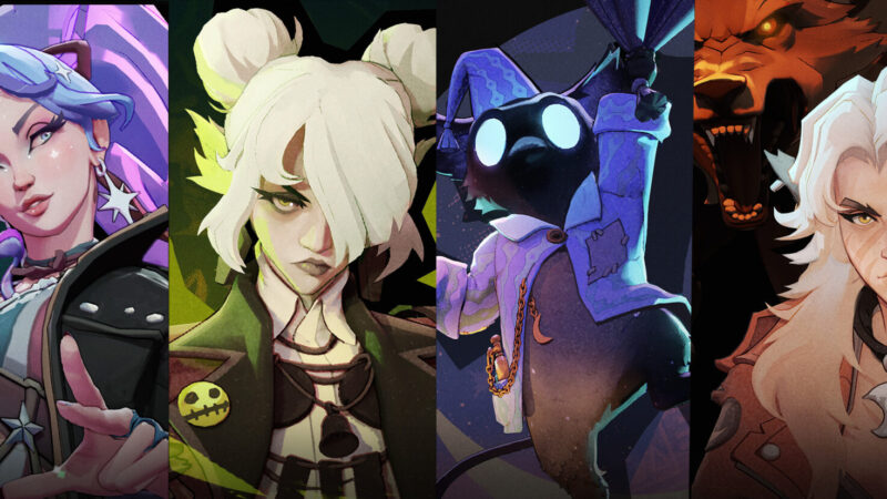 Deadlock key art showing hero characters from the Valve shooter