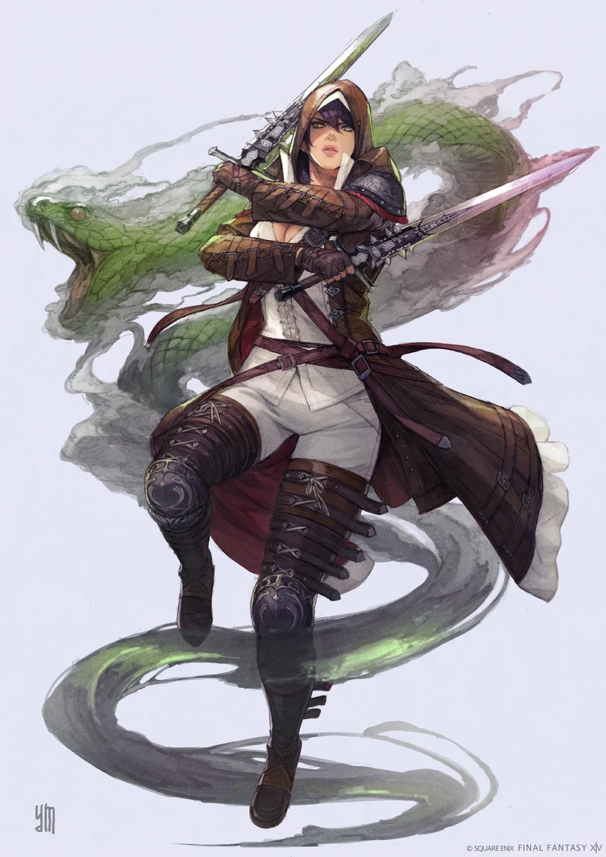 Viper, the top melee DPS job in FFXIV patch 7.55