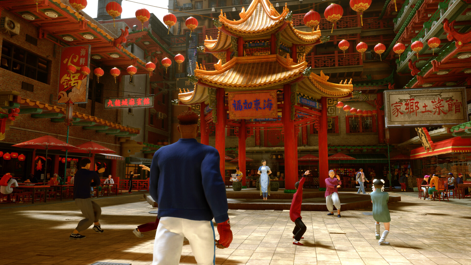 Street Fighter 6 match screenshot illustrating neutral spacing relevant to S tier characters like JP and Mai