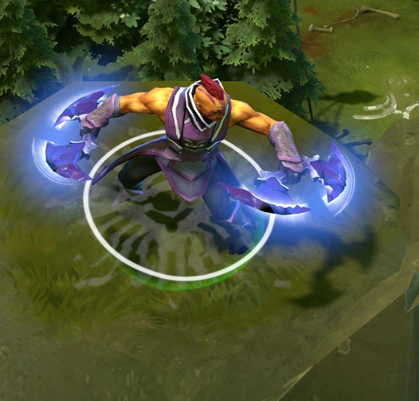 Anti-Mage using Mana Break in Dota 2, now the S-tier pick after its 7.41f buff