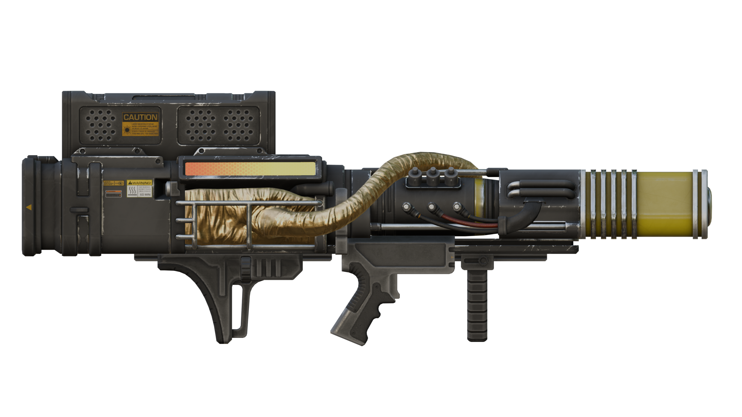 Render of the LAS-99 Quasar Cannon support weapon