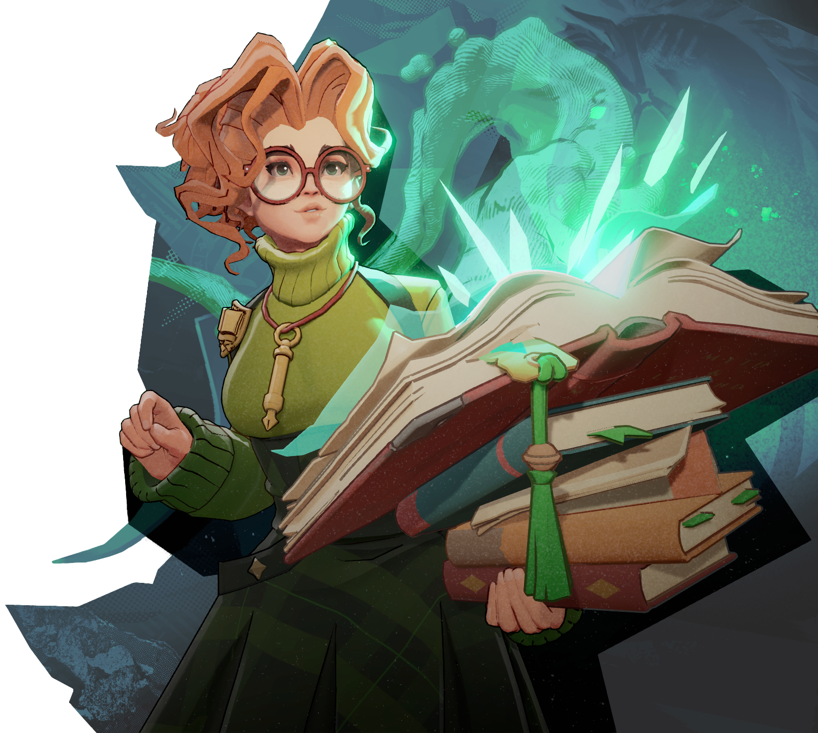 Render of Paige, the second-strongest S+ tier hero in the current Deadlock meta
