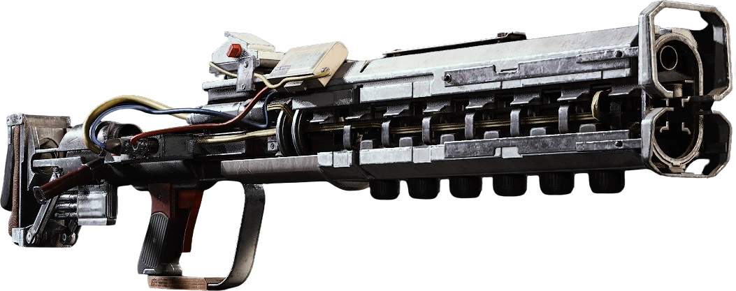 Close-up inspect view of the Jupiter sniper rifle, an A-tier long-range pick in ARC Raiders