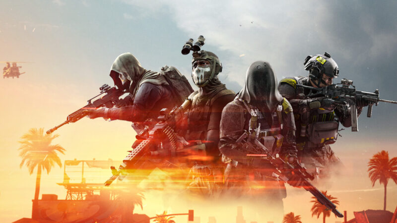 Battlefield 6 key art showing soldiers in a large-scale multiplayer battle