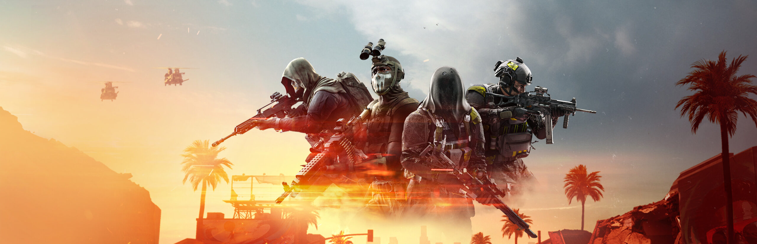 Battlefield 6 key art showing soldiers in a large-scale multiplayer battle