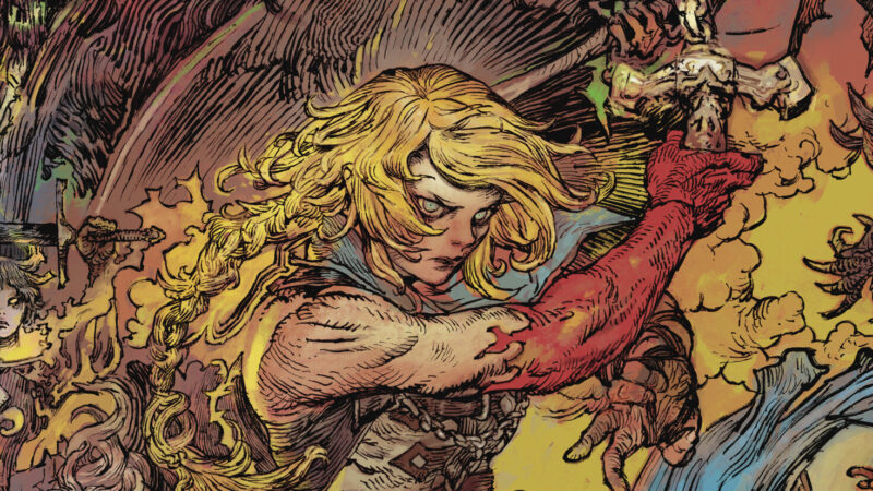 Castlevania: Belmont's Curse key art showing Rose Belmont wielding the Vampire Killer whip