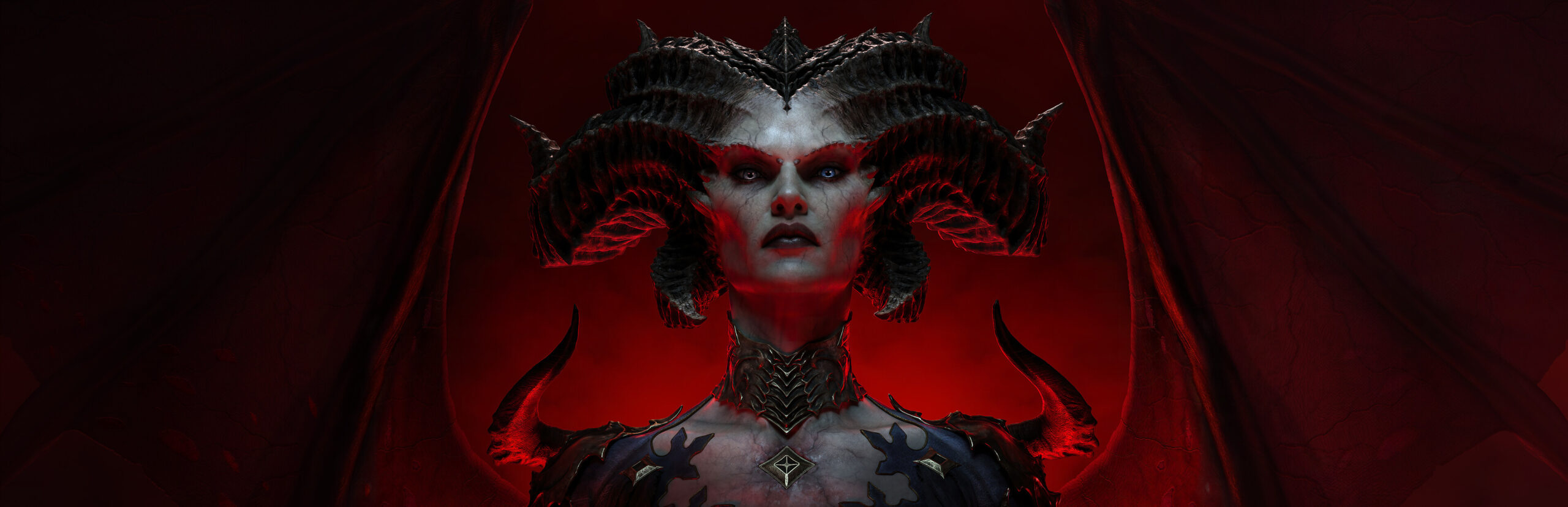 Diablo IV key art showing Lilith against a hellish backdrop