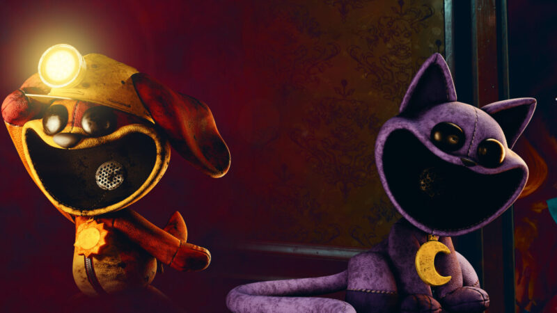 Escape From Playtime key art for the four-player co-op horror Early Access release