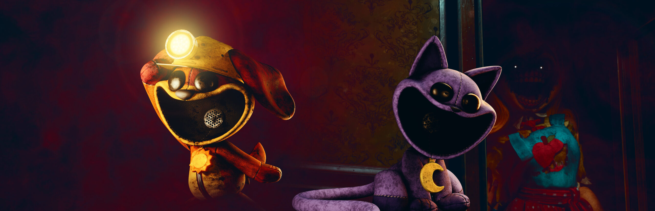 Escape From Playtime key art for the four-player co-op horror Early Access release