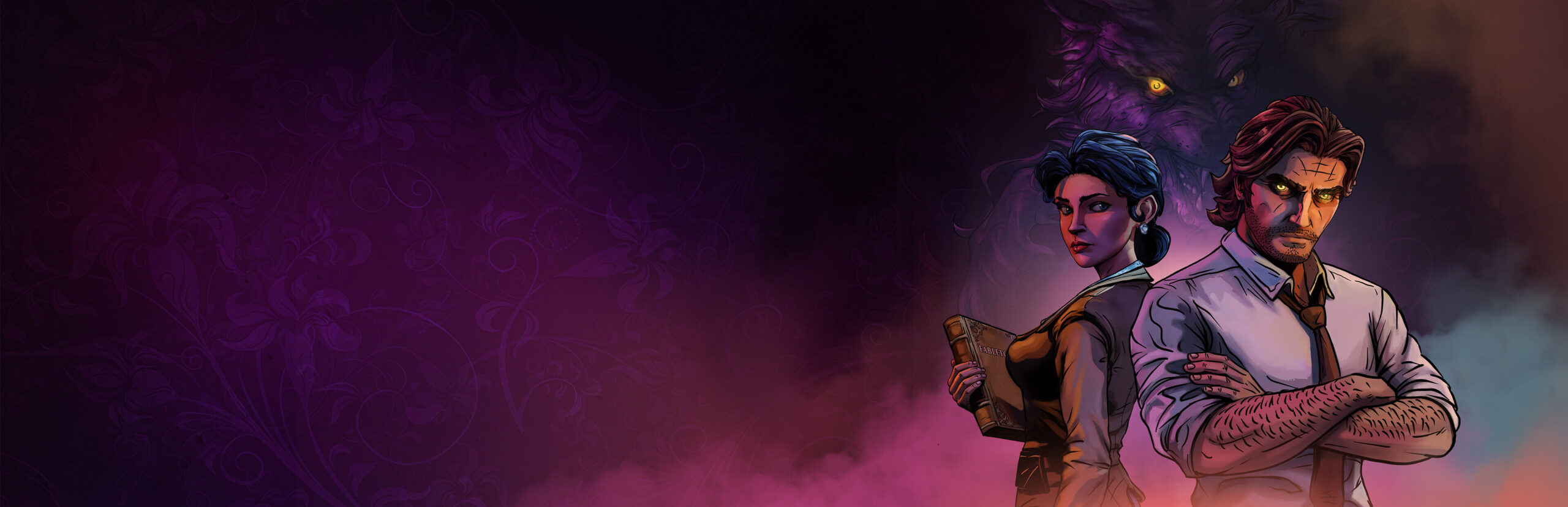 The Wolf Among Us Remastered key art featuring Bigby Wolf