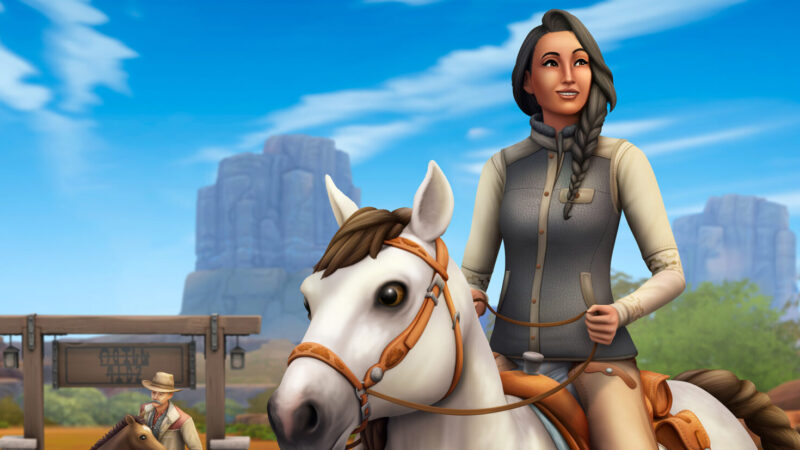 The Sims 4 key art showing a diverse group of Sims