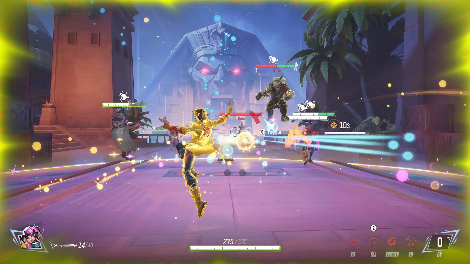 Marvel Rivals gameplay screenshot illustrating Duelist combat for the Season 10.5 tier list