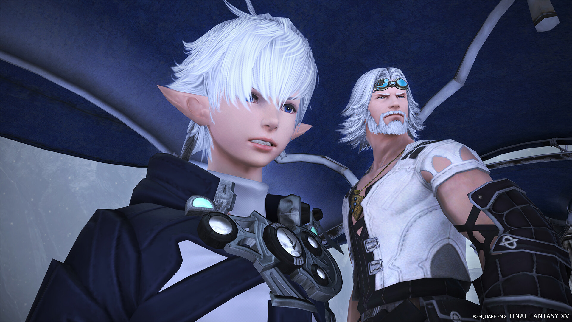 Final Fantasy XIV combat scene representative of the Warrior and Paladin tank matchups in Patch 7.5