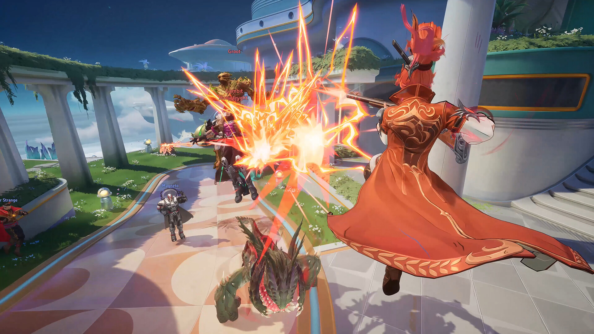Marvel Rivals gameplay screenshot showing support play relevant to the Strategist tier list