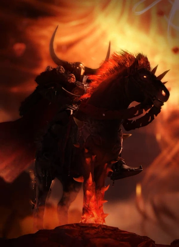 Archaon the Everchosen, leader of the S-tier Warriors of Chaos faction
