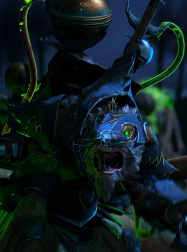 Ikit Claw, legendary lord of Clan Skryre, the top S-tier faction in Immortal Empires